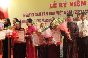 Hà Nội lần đầu trao danh hiệu Nghệ nhân Ưu tú