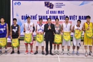 Khai mạc giải thể thao SVVN môn bóng rổ – KV Hà Nội 2013