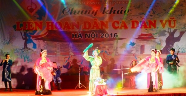Hát văn của quận Hà Đông.