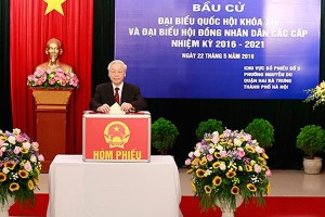 Cuộc bầu cử diễn ra đúng luật, dân chủ, an toàn, thực sự là ngày hội của toàn dân