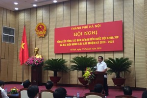 Hà Nội tổng kết công tác bầu cử đại biểu Quốc hội khóa XIV và đại biểu HĐND các cấp nhiệm kỳ 2016- 2021
