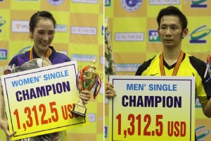 Nguyễn Tiến Minh và Vũ Thị Trang vô địch giải Ciputra Hà Nội 2016