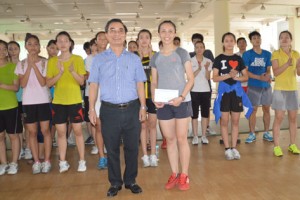 Kiếm thủ Đỗ Thị Anh sẽ được nhận thưởng từ Sở VH&TT Hà Nội
