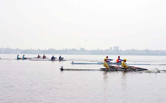 Hà Nội thống trị giải Đua thuyền Canoeing vô địch trẻ quốc gia 2016