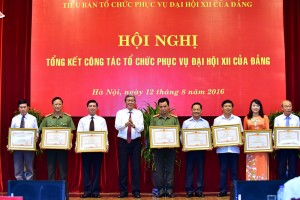 Tổng kết công tác tổ chức phục vụ Đại hội XII của Đảng