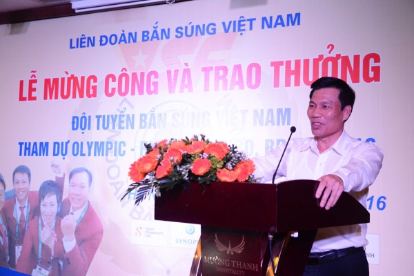 Bộ trưởng Nguyễn Ngọc Thiện phát biểu tại buổi lễ