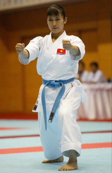 Nguyễn Hoàng Ngân, 'cô gái vàng' của karatedo Việt Nam