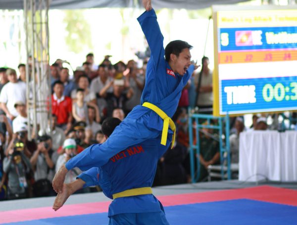  ĐT Vovinam Việt Nam đã mang về cho đoàn Việt Nam HCV đầu tiên tại ABG5
