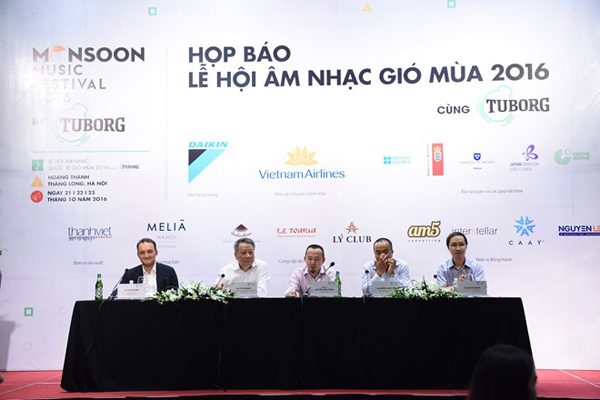 Họp báo Lễ Hội âm nhạc Gió mùa 2016 cùng Tuborg