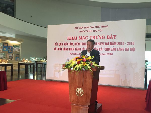 Ông Tô Văn Động, Giám đốc Sở VHTT Hà Nội 