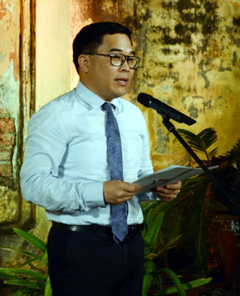 Giám đốc Sở Du lịch Hà Nội Đỗ Đình Hồng phát biểu tại buổi họp báo
