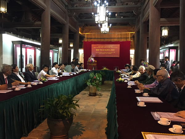 Với 27 bài tham luận của các nhà khoa học đã tập trung nghiên cứu đánh giá những đóng góp của danh nhân Nguyễn Duy Thì đối với sự nghiệp văn hóa, giáo dục của đất nước
