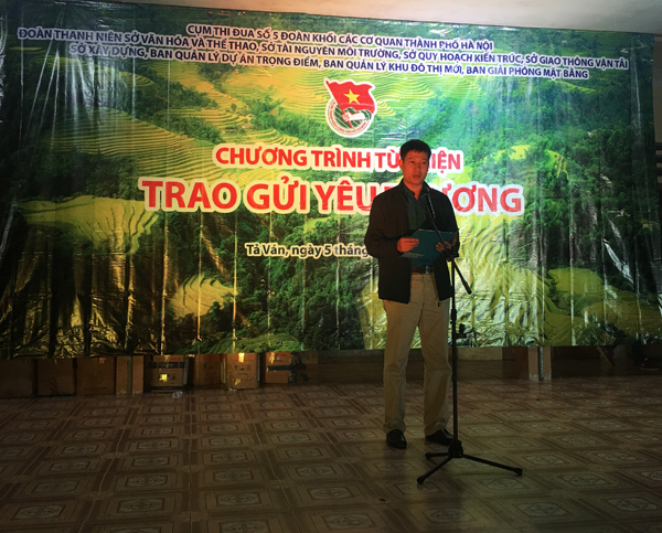 Đồng chí Nguyễn Phúc Anh – Bí thư Đoàn thanh niên Sở Văn hóa và Thể thao, Cụm trưởng Cụm số 5 Đoàn khối các cơ quan TP Hà Nội