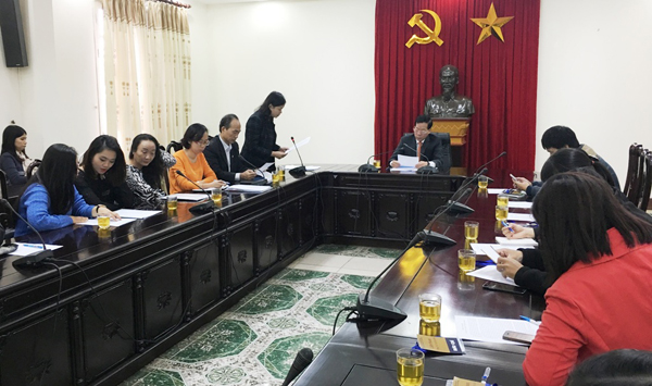 Buổi họp báo thông tin về Liên hoan tài năng trẻ Ca trù Hà Nội 2016