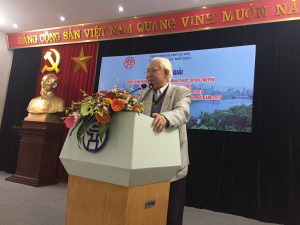Họa sĩ Trần Khánh Chương – Trưởng Ban giám khảo Cuộc vận động 