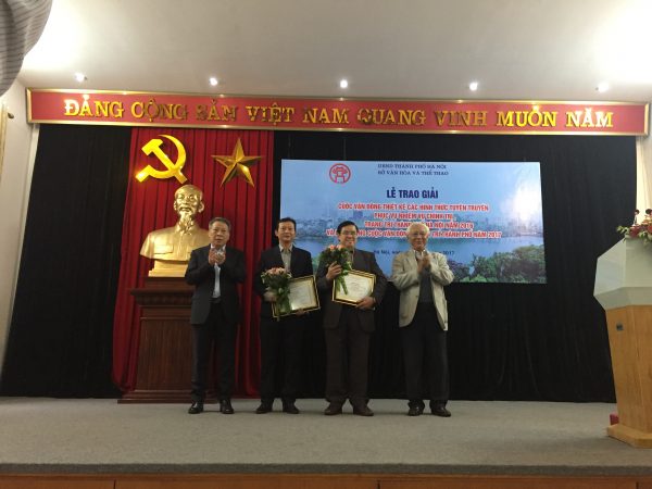 Sở VH&TT Hà Nội tặng thưởng cho những thiết kế đoạt giải