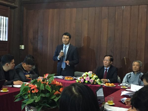 Ông Lê Xuân Kiêu, Giám đốc Trung tâm hoạt động Văn hóa khoa học Văn Miếu - Quốc Tử Giám