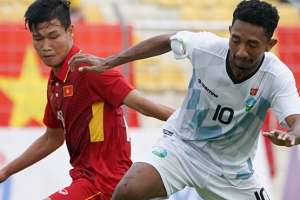 Bóng đá SEA Games 29:  U22 Việt Nam thắng đậm