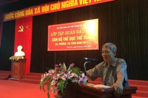 Sở Văn hóa và Thể thao Hà Nội tổ chức tập huấn đào tạo cán bộ thể dục thể thao xã, phường, thị trấn năm 2017