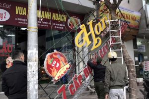 Quận Thanh Xuân kiểm tra quảng cáo đợt 1 toàn quận