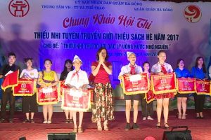 Chung khảo Hội thi “Thiếu nhi tuyên truyền sách hè” quận Hà Đông năm 2017
