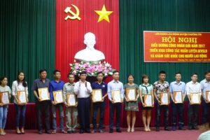 Thường Tín tuyên dương 44 công nhân lao động giỏi tiêu biểu 2017