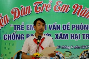Diễn đàn “Trẻ em với vấn đề phòng, chống bạo lực, xâm hại trẻ em” quận Bắc Từ Liêm năm 2017