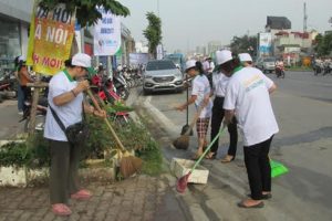 Quận Hai Bà Trưng hưởng ứng Ngày Môi trường thế giới 05/06/2017