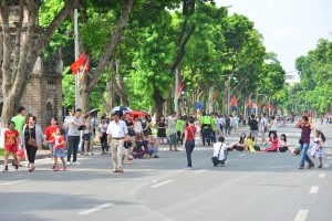 Tiếp tục tổ chức không gian đi bộ khu vực hồ Hoàn Kiếm và phụ cận