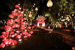 Văn Miếu lung linh trước giờ khai mạc Thu Vọng Nguyệt