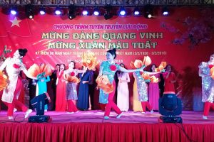 Biểu diễn tuyên truyền lưu động Mừng Đảng – Mừng Xuân 2018