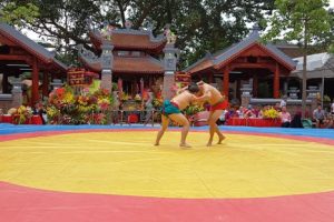 Hơn 100 đô vật tham gia Giải Vật dân tộc anh tài toàn quốc năm 2018