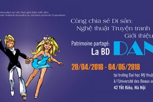 Triển lãm giới thiệu họa sĩ truyện tranh Bỉ Dany tại Hà Nội