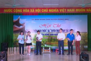 Chung khảo hội thi Tuyên truyền Quy tắc ứng xử nơi công cộng huyện Đông Anh, năm 2018