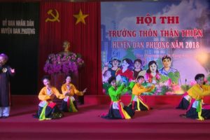 Hội thi Trưởng thôn thân thiện huyện Đan Phượng năm 2018