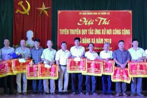Hội thi tuyên truyền Quy tắc ứng xử nơi công cộng xã Đặng Xá (huyện Gia Lâm)