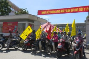 Huyện Hoài Đức mít tinh kỷ niệm ngày Dân số thế giới 11/7