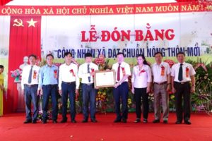 Xã Thanh Thùy (Thanh Oai) đạt chuẩn nông thôn mới