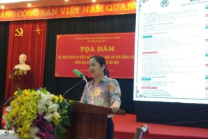 Phường Dịch Vọng (Cầu Giấy) tổ chức điểm Hội nghị tọa đàm về Quy tắc ứng xử nơi công cộng