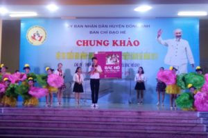 Huyện Đông Anh: Chung khảo Hội thi tuyên truyền, kể chuyện sách thiếu nhi năm 2018
