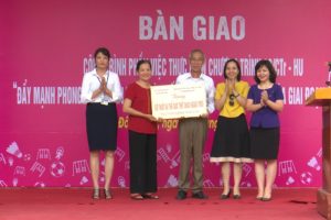 Hội LHPN huyện Đông Anh bàn giao điểm sinh hoạt cộng đồng an toàn
