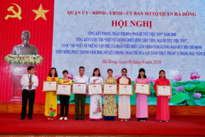 Quận Hà Đông thi viết về những tập thể, cá nhân tiêu biểu làm theo  tấm gương đạo đức Hồ Chí Minh trên sóng phát thanh