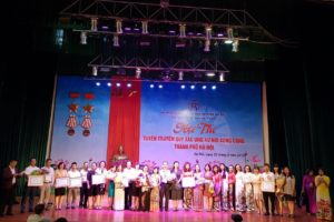 Sơ khảo khối Quận hội thi “tuyên truyền Quy tắc ứng xử nơi công cộng”