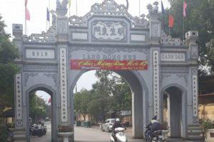 Nét đẹp cổng làng ở Đan Phượng