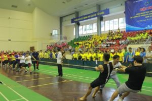 Sôi nổi Hội khỏe công nhân, viên chức lao động, lực lượng vũ trang và sinh viên quận Cầu Giấy năm 2018