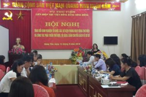 Hội nghị Trao đổi kinh nghiệm tổ chức hoạt động thư viện năm 2018