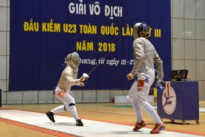 Khởi tranh Giải vô địch đấu kiếm U23 toàn quốc 2018