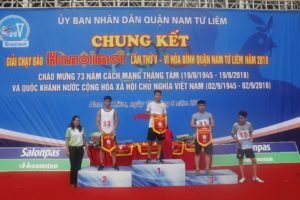 Chung kết Giải chạy Báo Hànộimới quận Nam Từ Liêm năm 2018