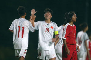 Vòng lại thứ nhất U19 nữ châu Á 2019 – bảng E: U19 nữ Việt Nam thắng dễ U19 nữ Singapore 11-0