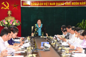 Cần phải đẩy mạnh hoàn thành các chỉ tiêu của Chương trình 04